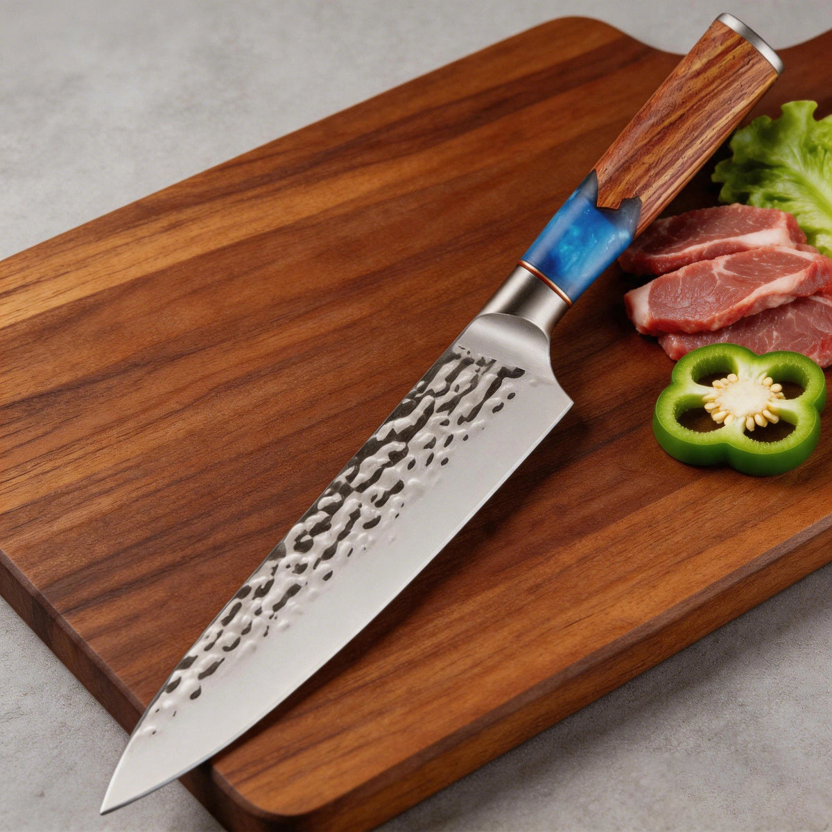 Professional 8-Inch Forged Stainless Steel Kitchen Knife