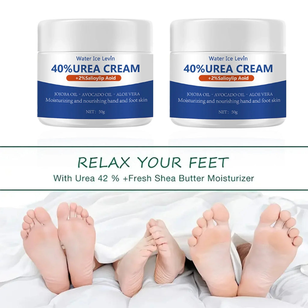 40% Urea Foot Cream with Aloe Vera – Softens Dry Heels 50g