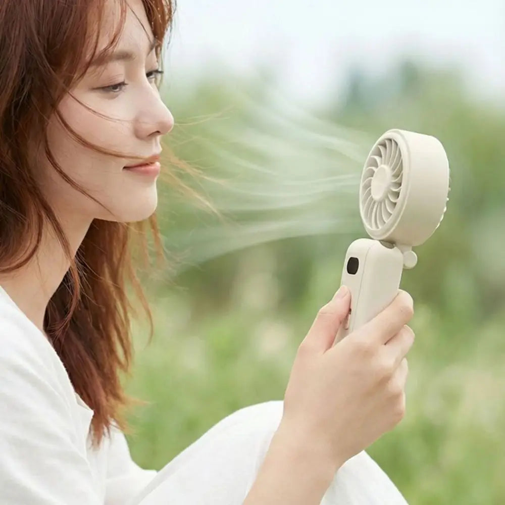 3-in-1 USB Rechargeable Clip Fan – Silent Mini Desktop Fan
