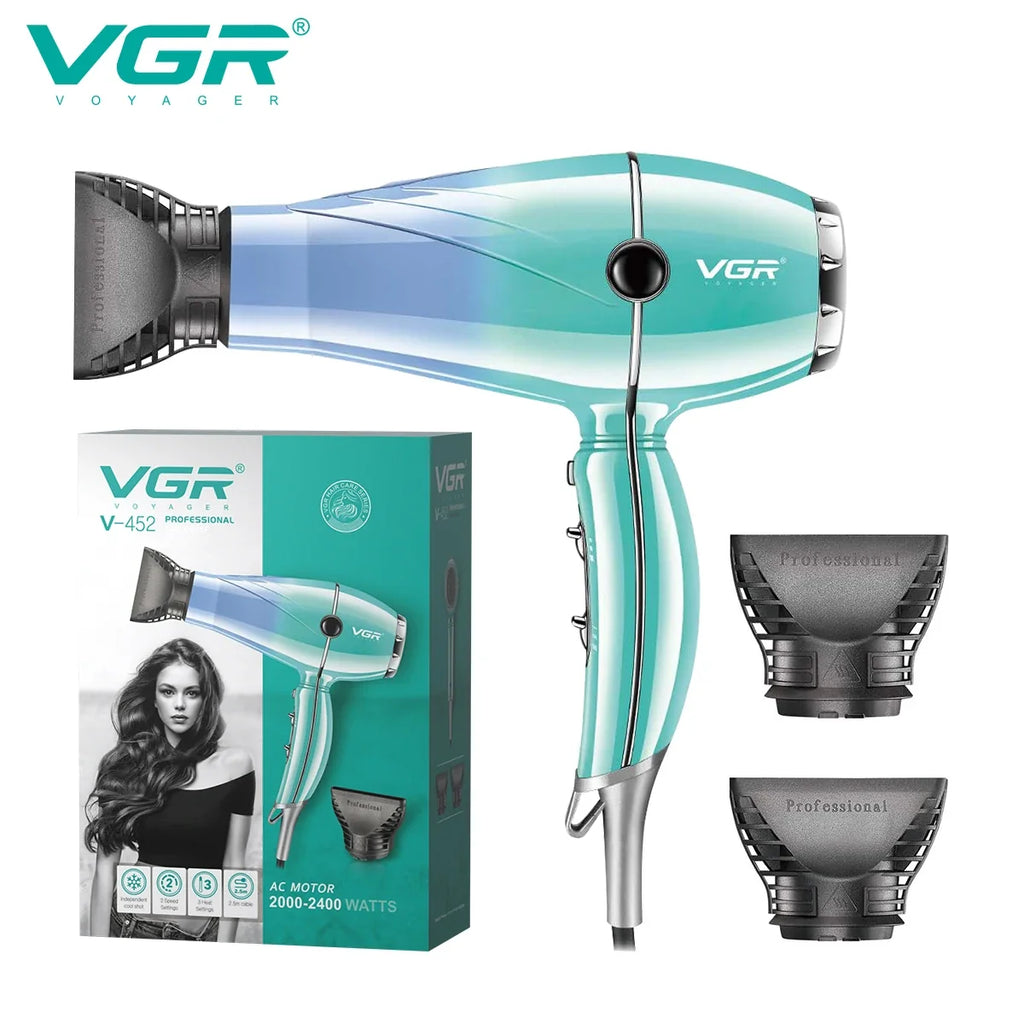 VGR V-452 2400W Negative Ion Hair Dryer – Fast Drying