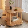 Round Wooden Side Table – Minimalist Coffee & Bedside Table