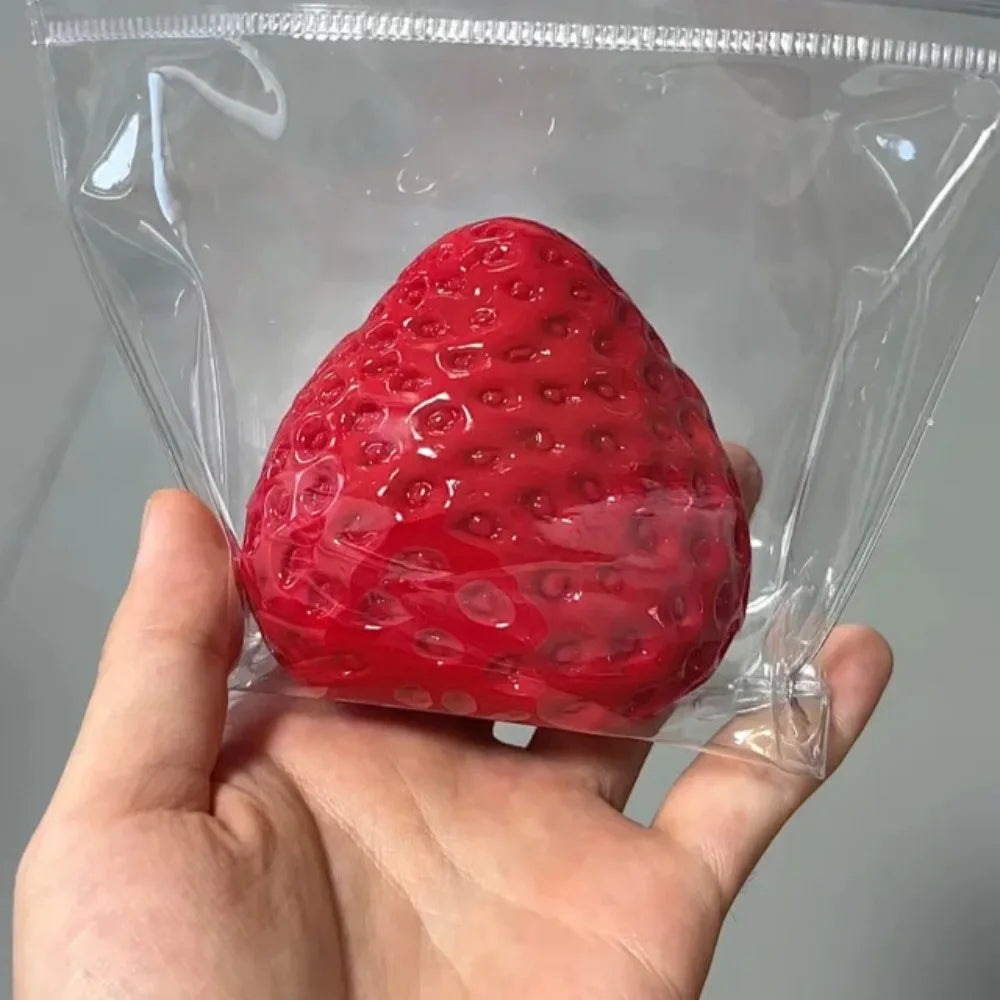 Strawberry Taba Squishy Fidget Toy Slow Rebound Stress Relief Kids