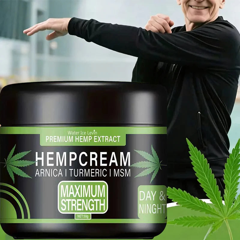 Hemp Extract Cream with Arnica, Turmeric & MSM | Skin Relief