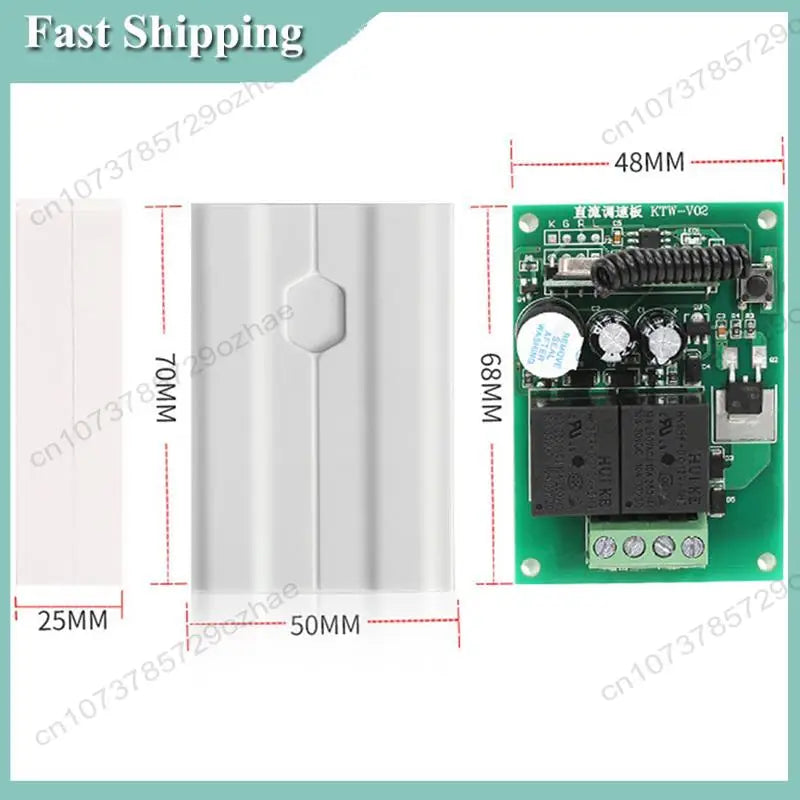 DC12V Wireless Remote Motor Speed Controller Kit | Dining Table