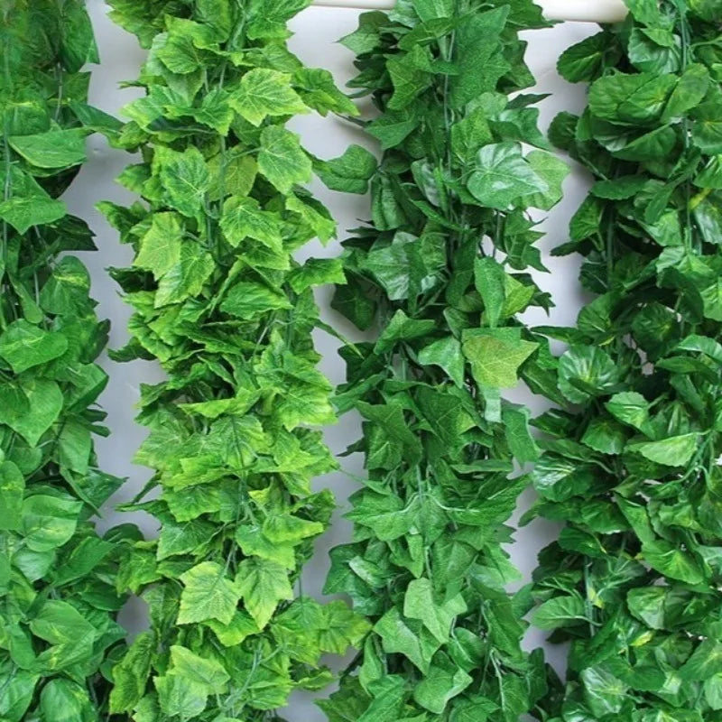 Artificial Liana Vine Wall Hanging Fake Plants Ivy String Leaves