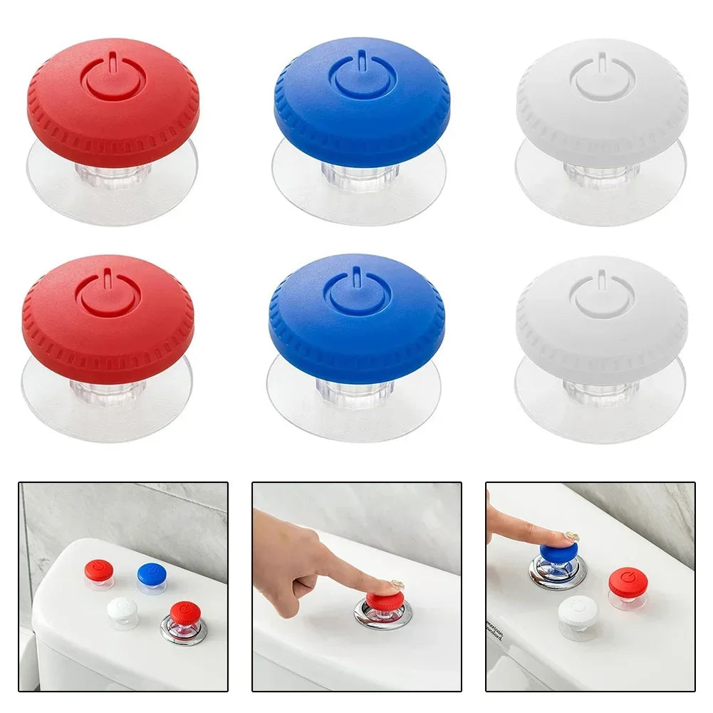 6-Pack Rounded Toilet Flush Button Pushers | Hygienic & Easy