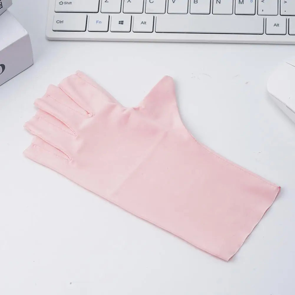 UV Protection Ice Silk Gloves – Nail Lamp & Sun Shield