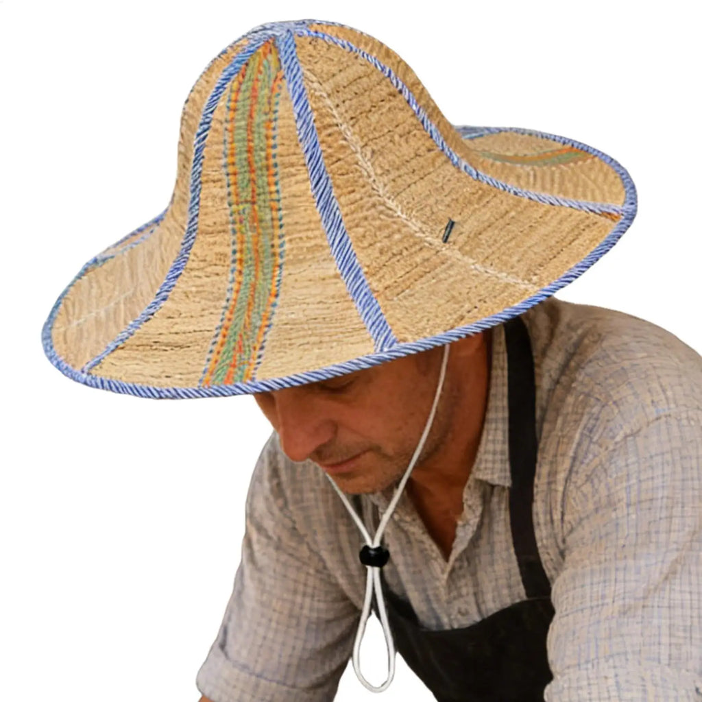 Wide Brim Foldable Straw Sun Hat – Unisex Beach & Outdoor