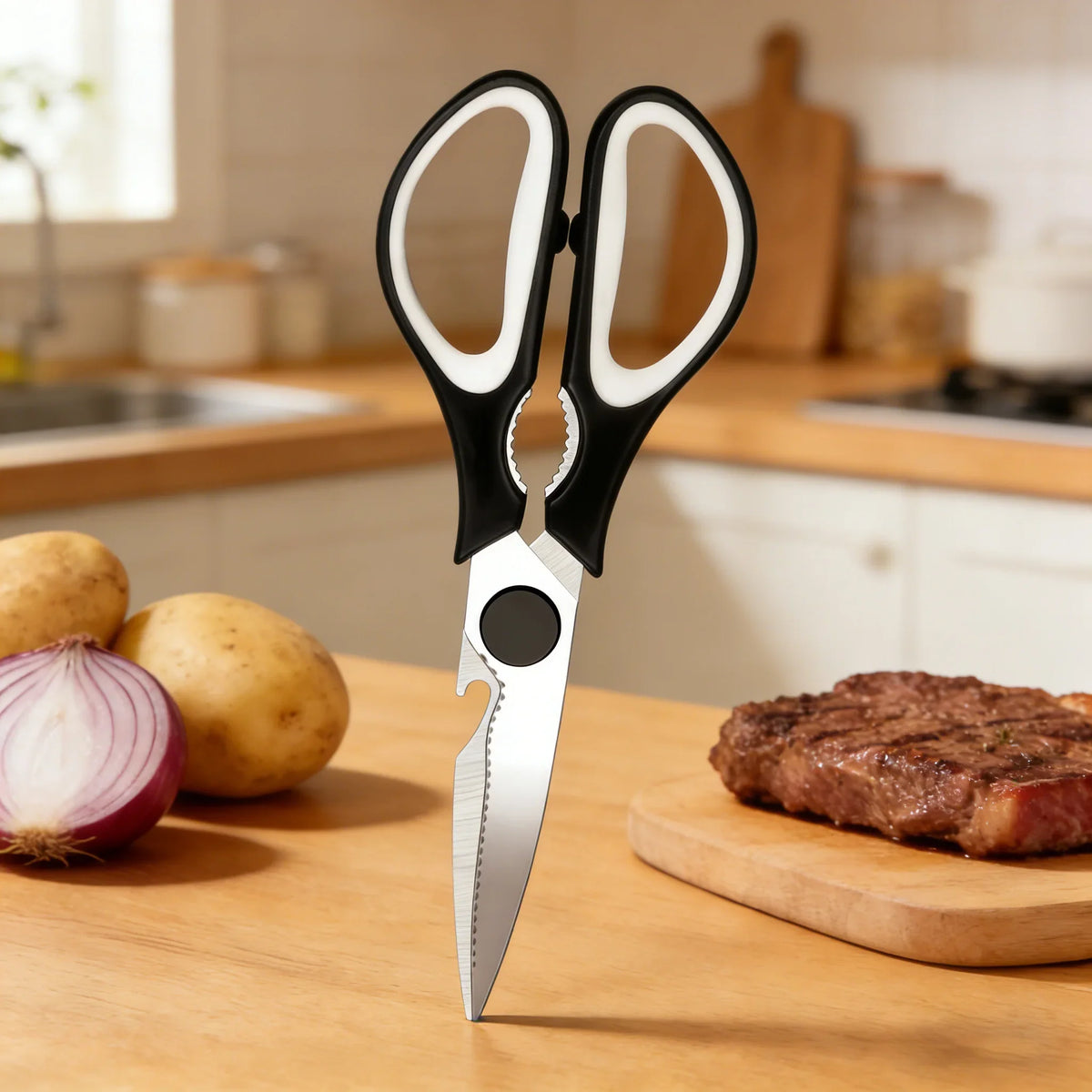 Heavy-Duty Kitchen Scissors – Meat, Bone & Multi-Purpose Shears