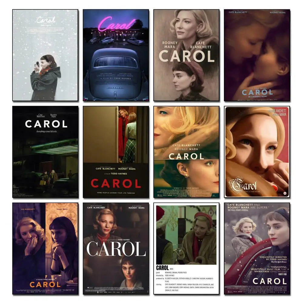 Carol Movie Poster – HD Waterproof Wall Art for Home Décor