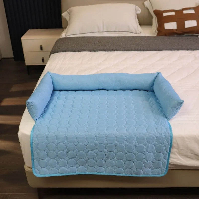 Ice Silk Pet Cooling Mat – Summer Pad for Dogs & Cats