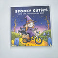 Halloween Spooky Cute Coloring Book Stress Relief Art Kids Adults