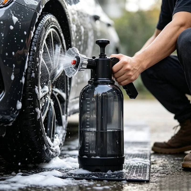 2L Hand Pump Foam Sprayer – Car Wash, Garden & Home Cleaning