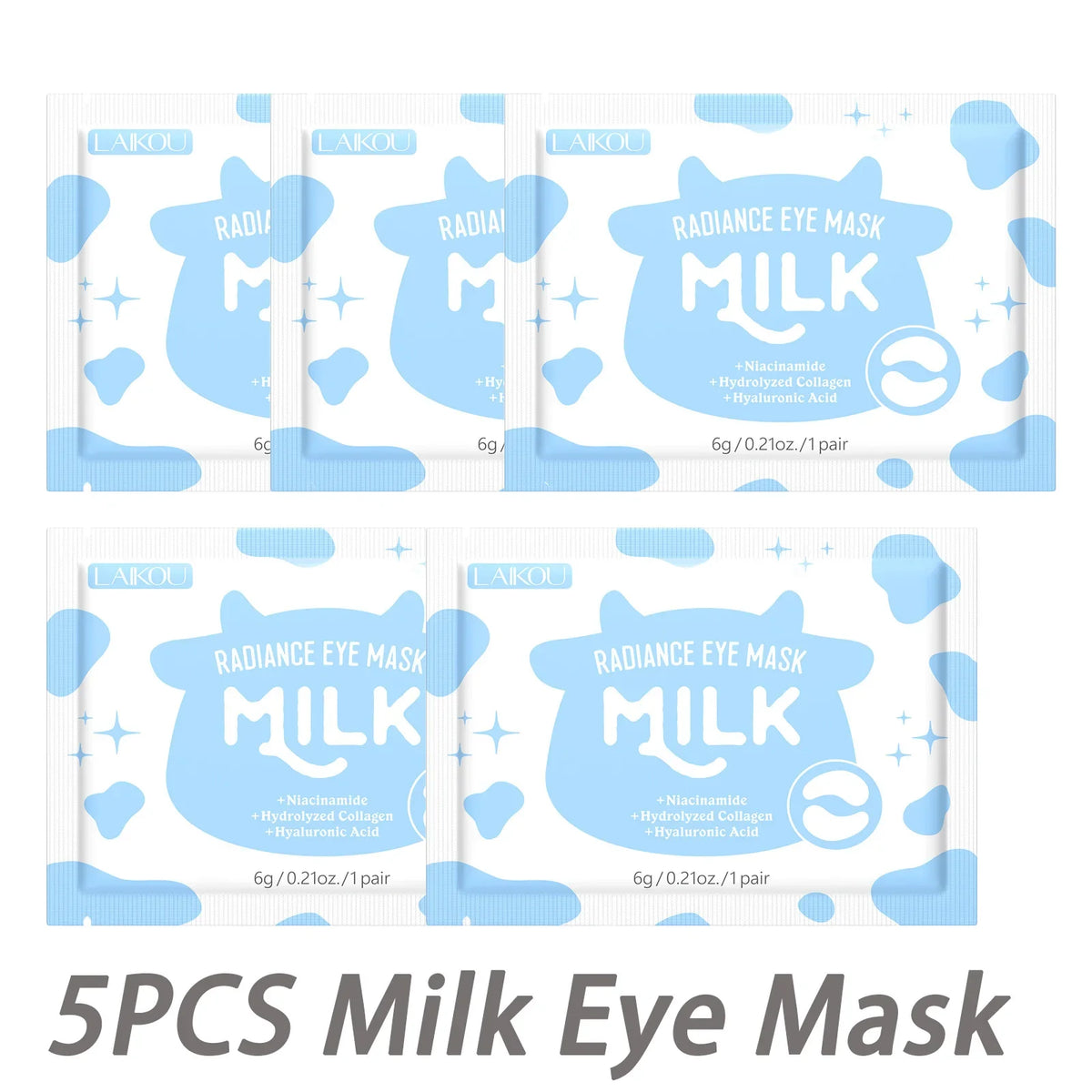 LAIKOU Sakura, Milk & 24K Gold Eye Patches – Dark Circles