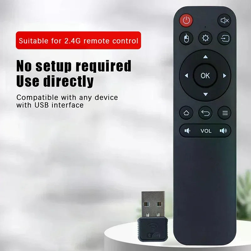 2.4GHz Wireless Voice Remote – Android TV Box, Smart TV & PC