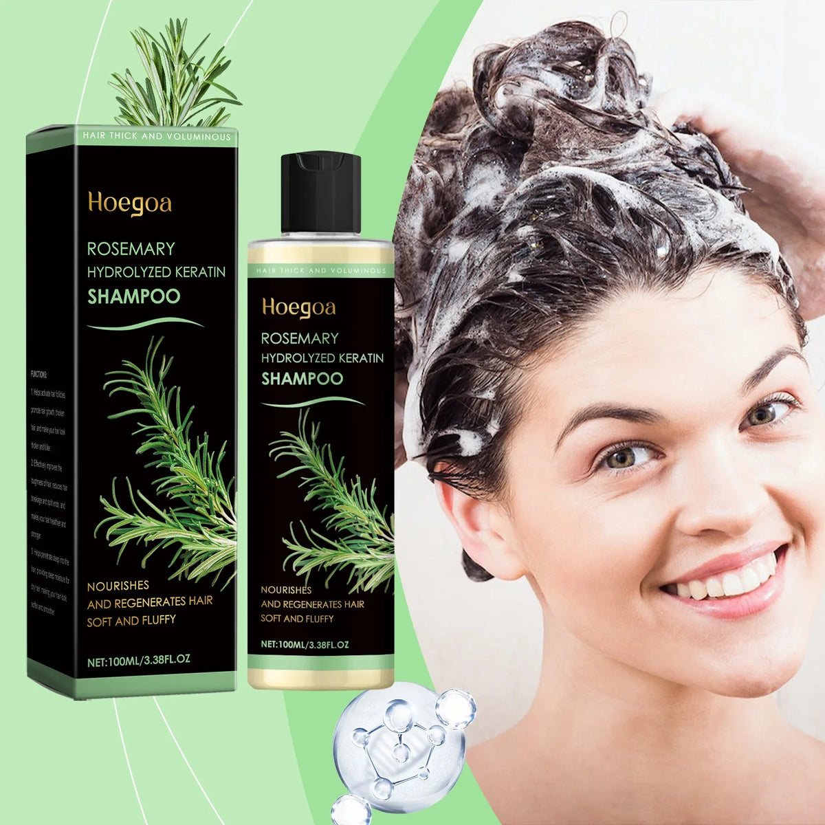 HOEGOA Rosemary Hair Growth Anti-Dandruff Shampoo 100ml