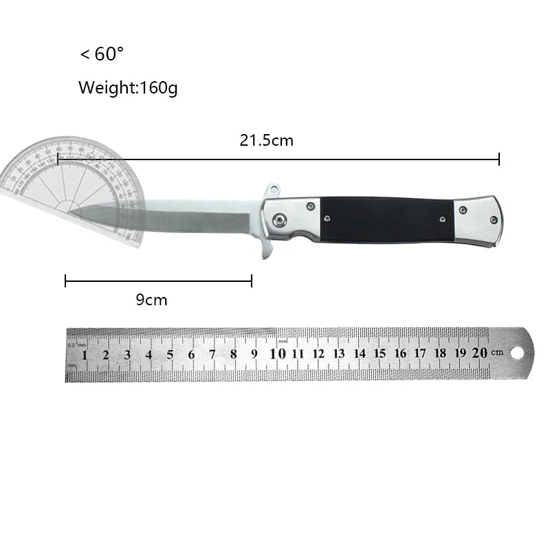 Folding Outdoor Knife | Stainless Steel Multi-Function Field Knife