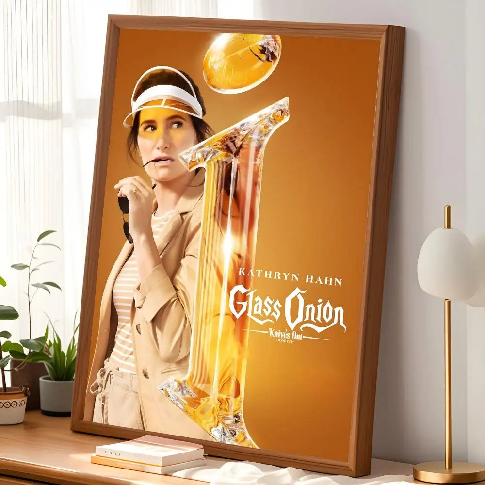 Glass Onion Knives Out Poster – Self-Stick HD PVC Wall Art
