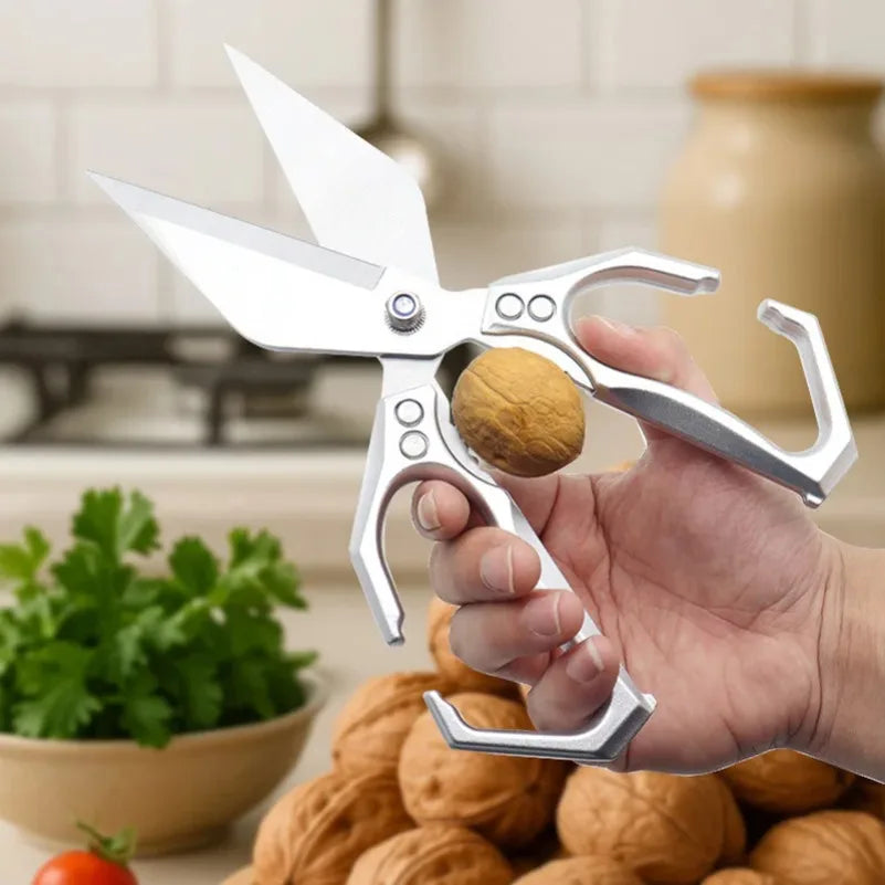 Heavy-Duty Kitchen Shears – Stainless Steel Poultry Scissors