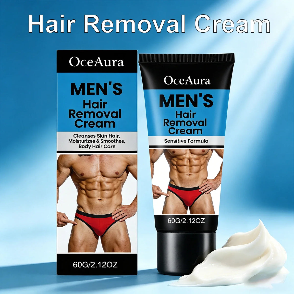 Men's Hair Removal Cream – Body Depilatory 60g