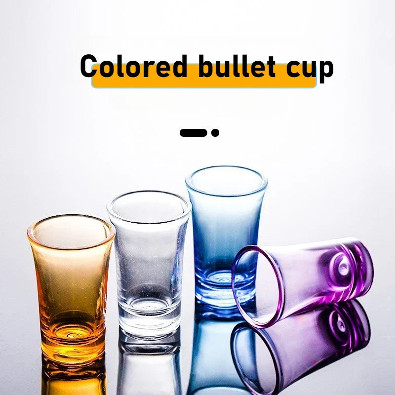 10-Pack Plastic Shot Glasses | Stackable Party Barware Set