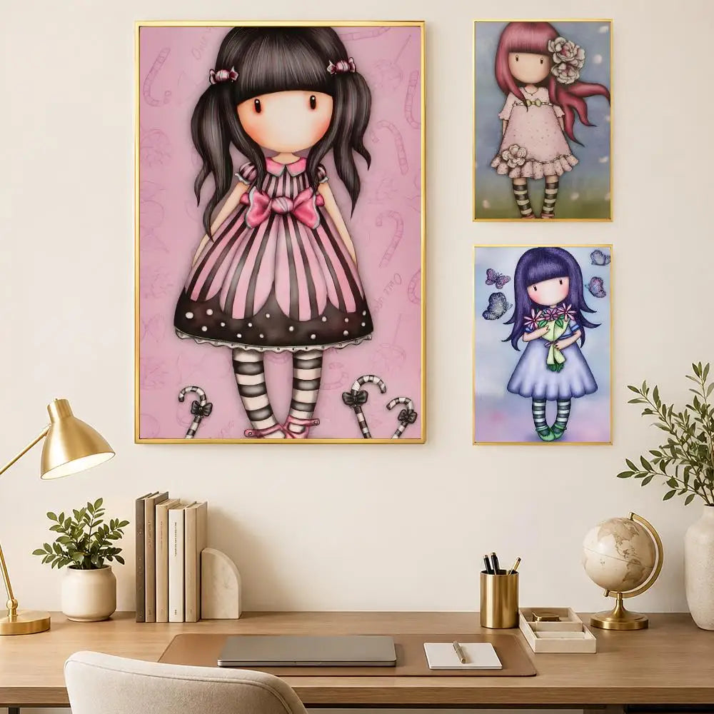 Gorjuss Self-Stick Wall Poster – HD Waterproof Home Decor