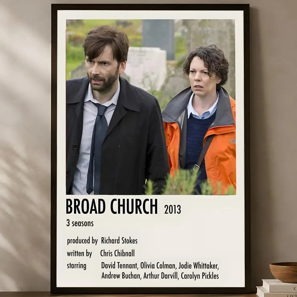 Broadchurch HD PVC Self-Stick Wall Art Poster | Waterproof Decor