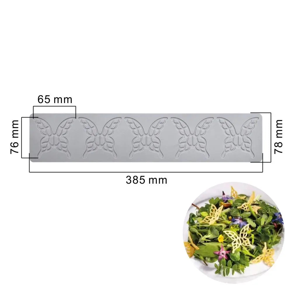 Silicone Cake Lace Mold – Fondant, Butterfly & Honeycomb