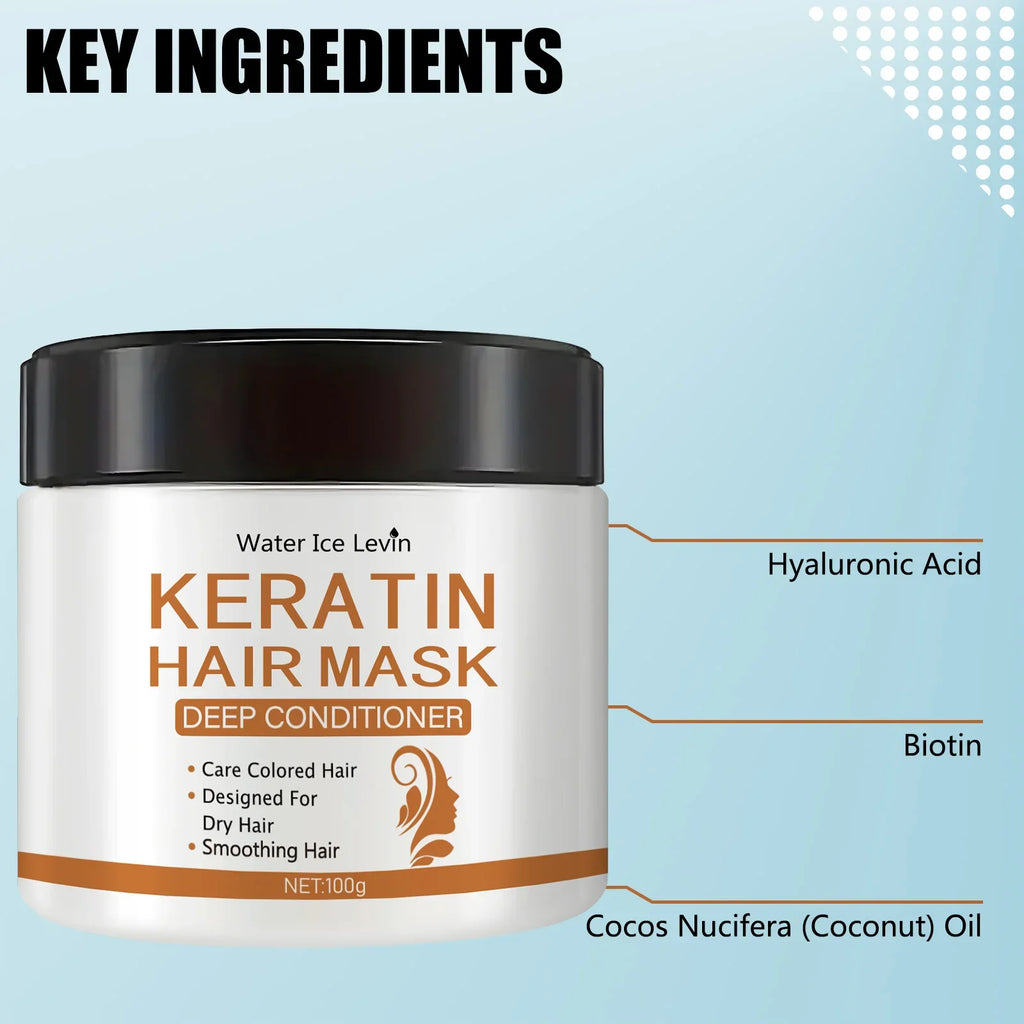 Keratin Hair Mask – Deep Conditioning for Dry, Damaged Hair