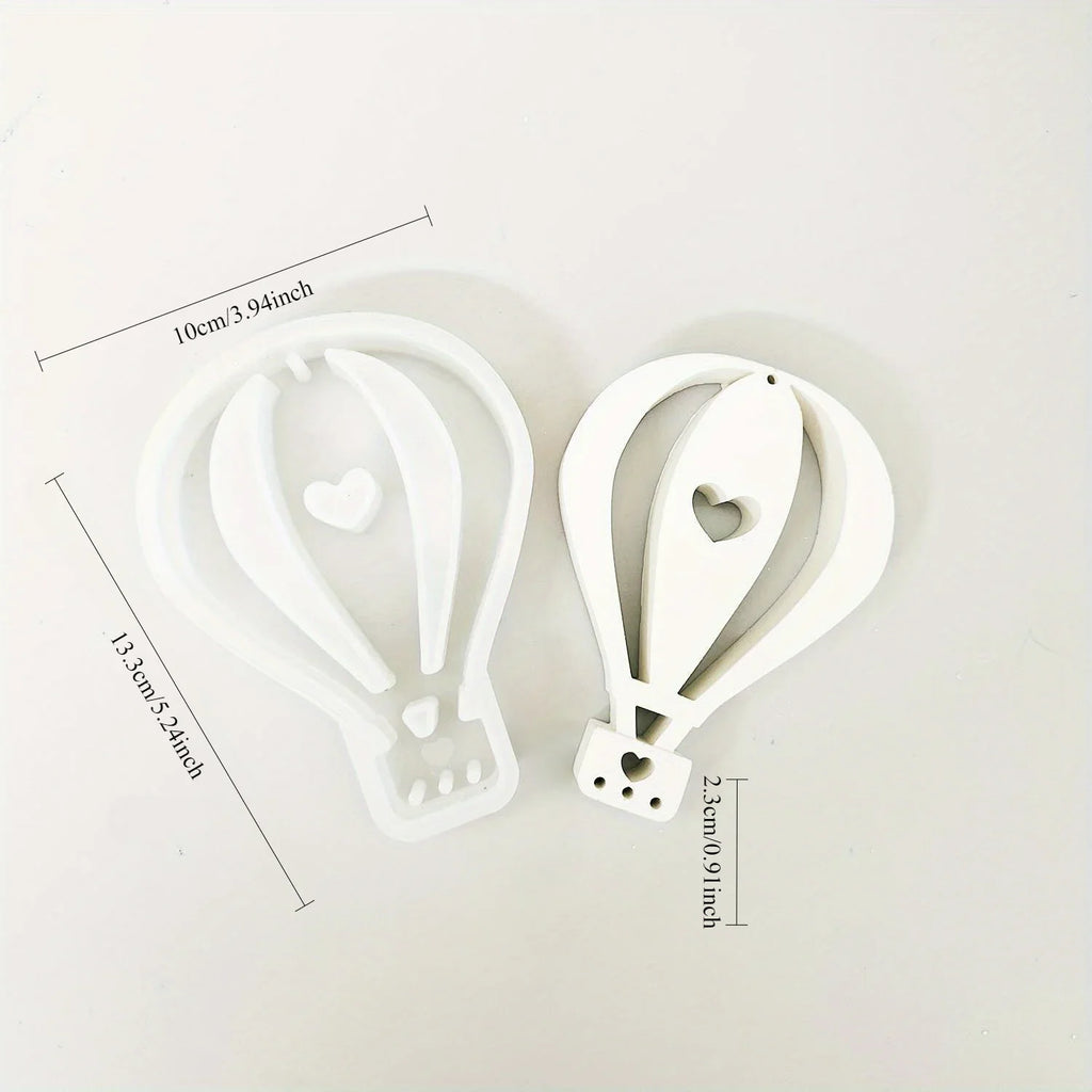 Hot Air Balloon Silicone Mold – DIY Resin, Gypsum & Craft Mould
