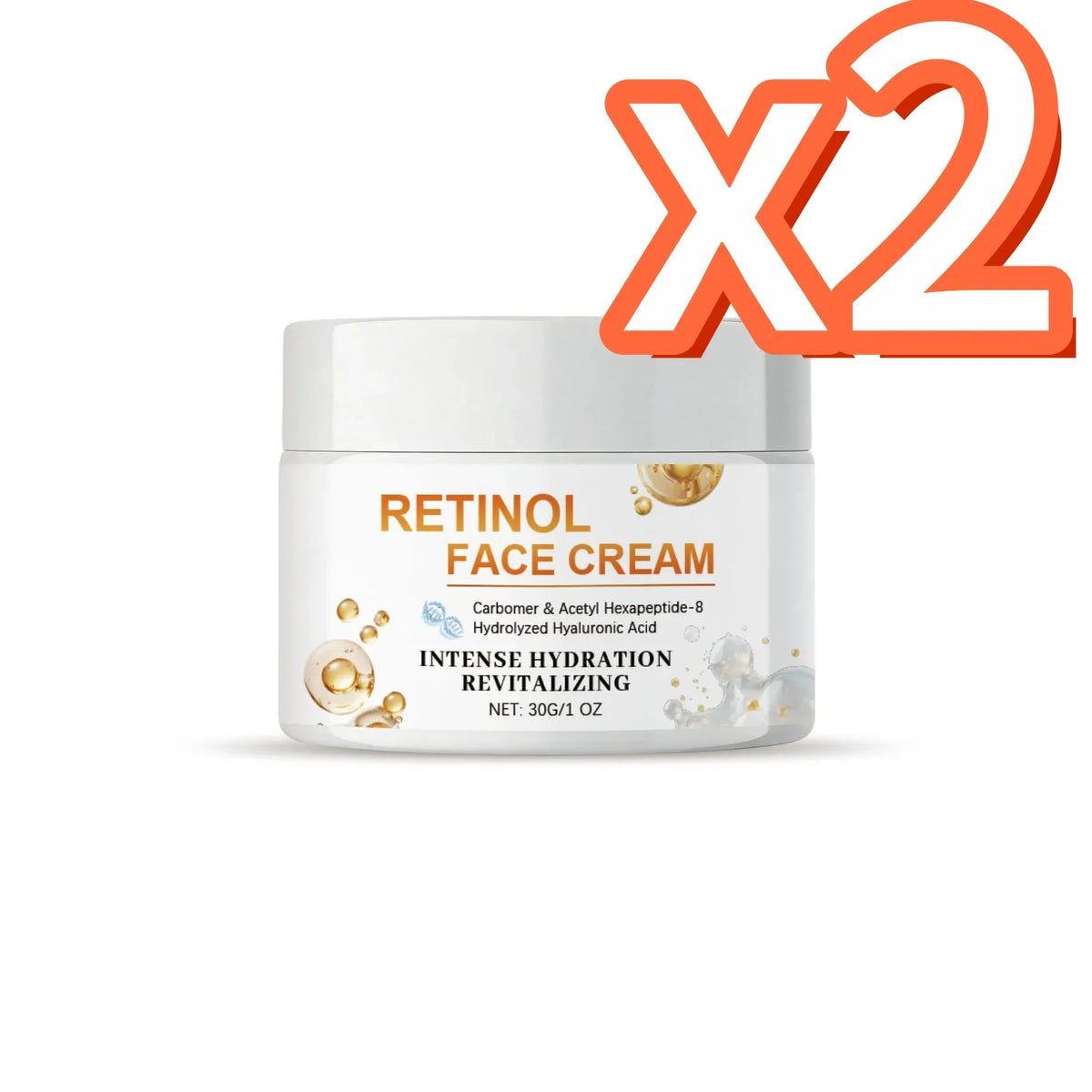 Retinol & Hyaluronic Acid Face Cream – Firm, Hydrate & Brighten