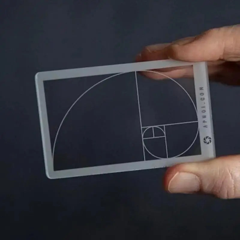 Fibonacci Golden Ratio Viewfinder – Photo Composition Ruler