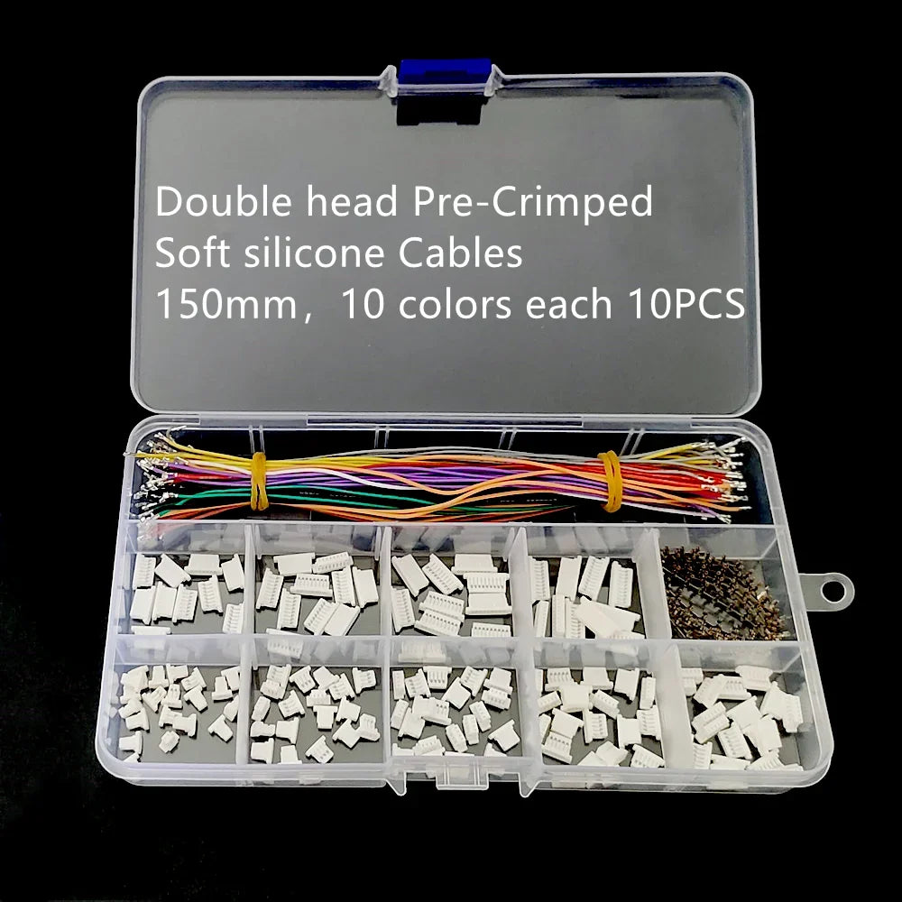 SH1 0 Connectors Pre-crimped Silicone Cables Compatible JST SH FPV
