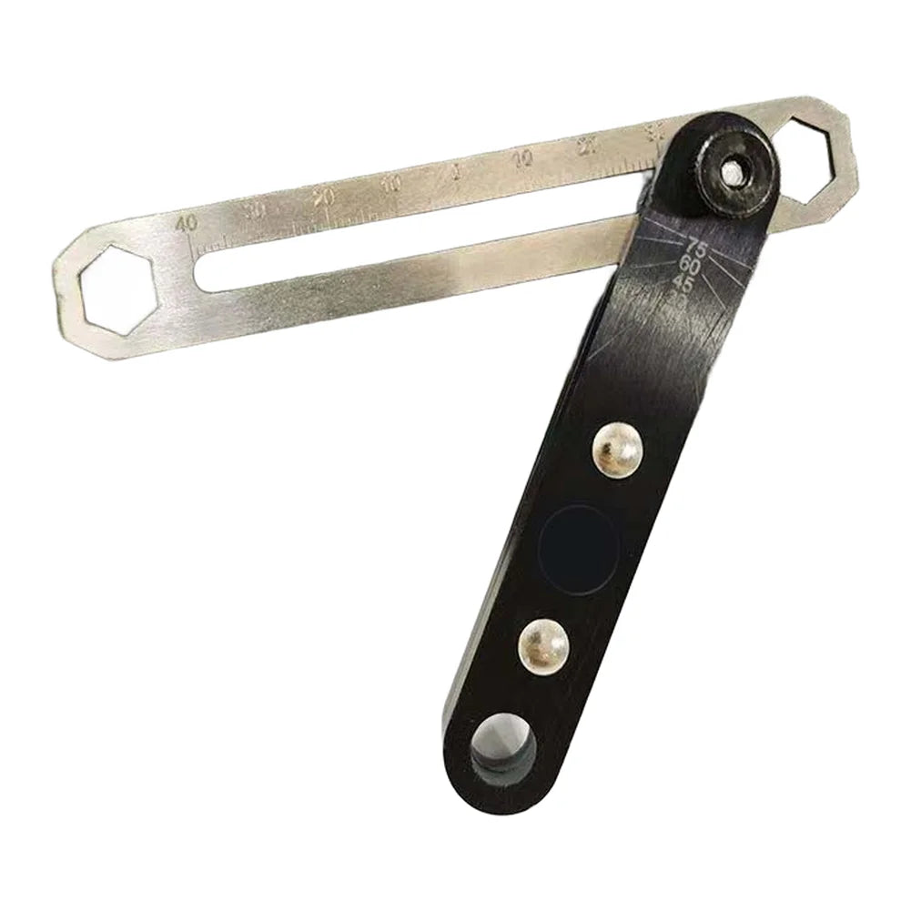 80mm T-Shape Angle Ruler | Adjustable Woodworking Square Gauge