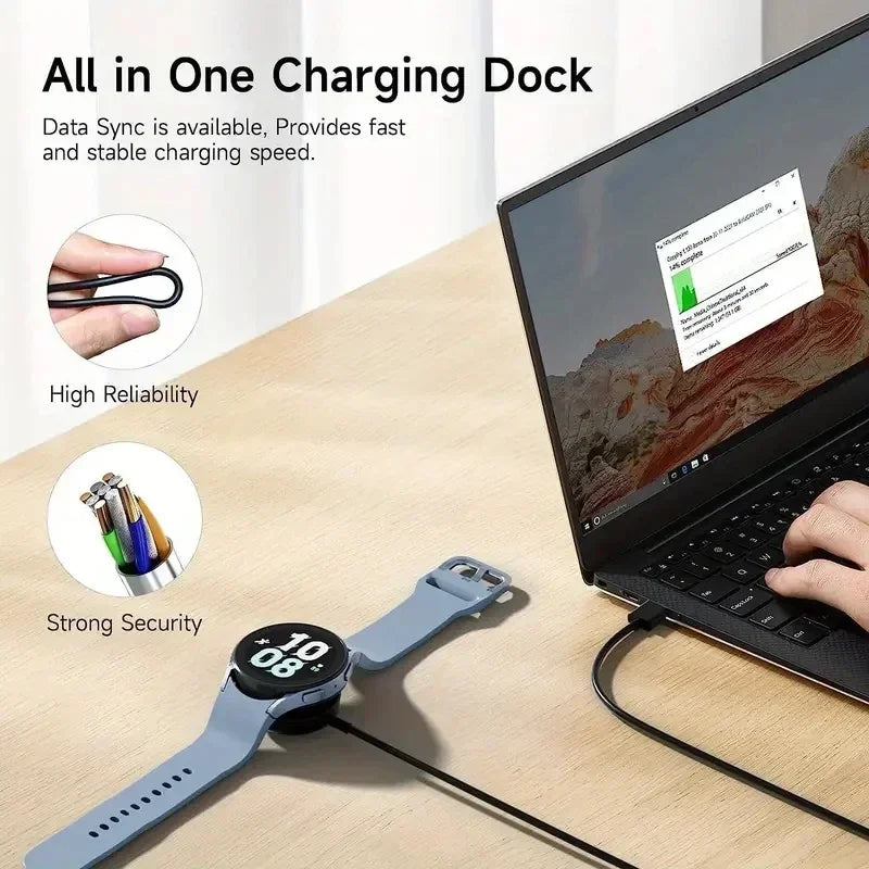 2026 Magnetic Watch Wireless Charger Samsung Galaxy 8 7 6 5 4 3 Fast