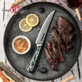GrandSharp AUS-10 Damascus Steel Steak Knife | Japanese Steel