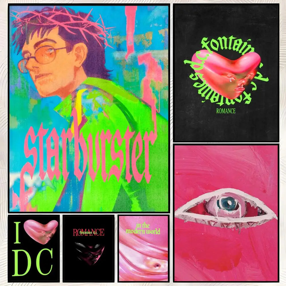 Fontaines D.C Poster – Self-Stick HD Waterproof Wall Art Decor