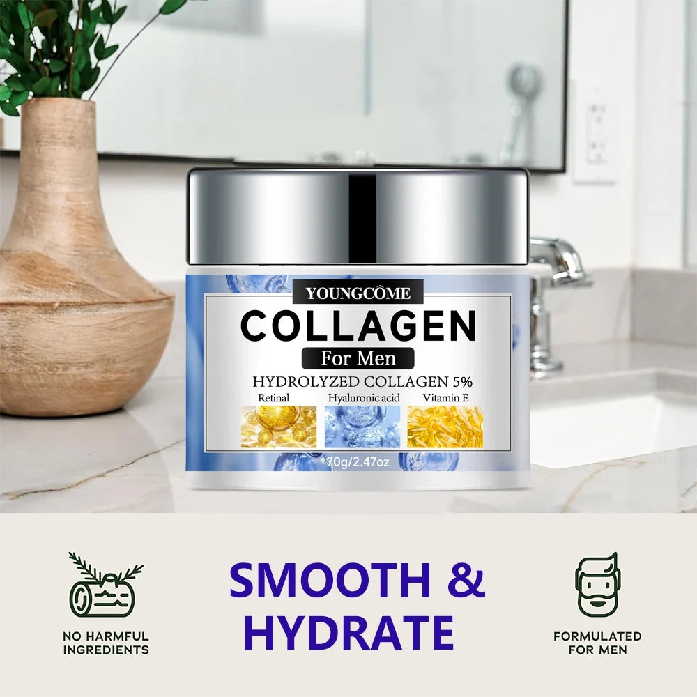 YOUNGCOME Men's Retinol Face & Neck Cream – Firm & Moisturize