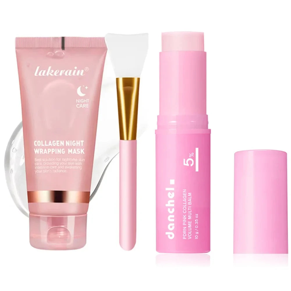 3-Piece Collagen Skincare Kit – Peel-Off Mask & PDRN Balm