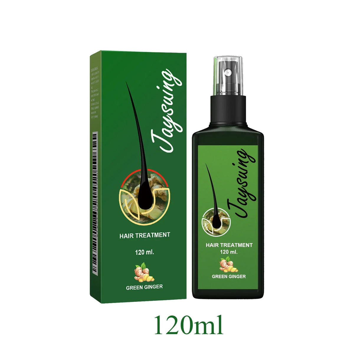 Ginger Hair Growth Serum Spray – Anti Hair Loss Scalp Treatment