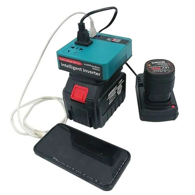 Multi Function Lithium Battery Inverter DC 18-21V AC 220V Outdoor