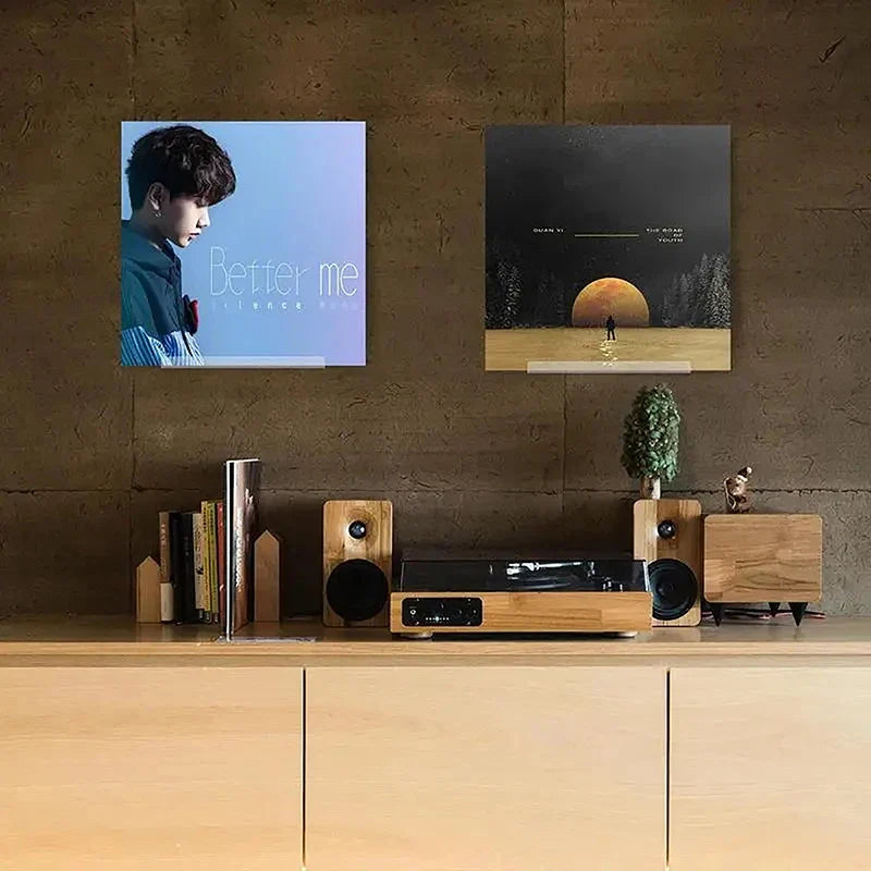 Clear Acrylic Vinyl Record Wall Mount Shelf – LP Display