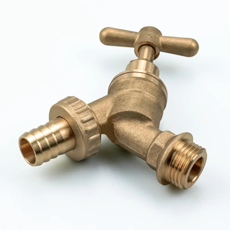 Copper Quick-Connect Faucet & Garden Hose Thread Connector