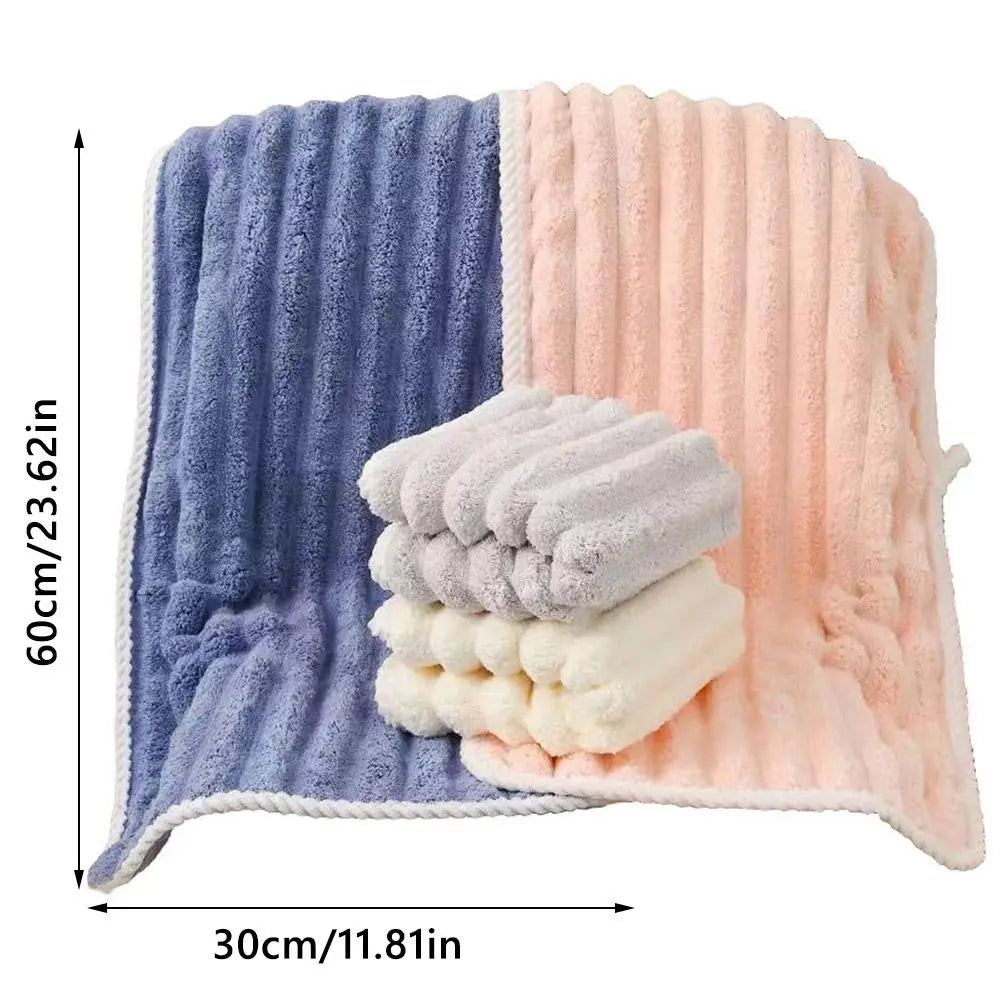 Coral Fleece Face Towel – Soft, Thick & Fast Absorbing