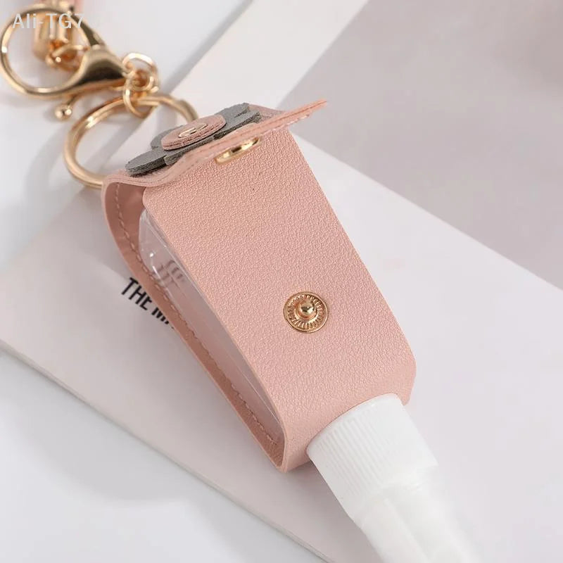 30ml Refillable Spray Bottle Keychain | Faux Leather & Tassel