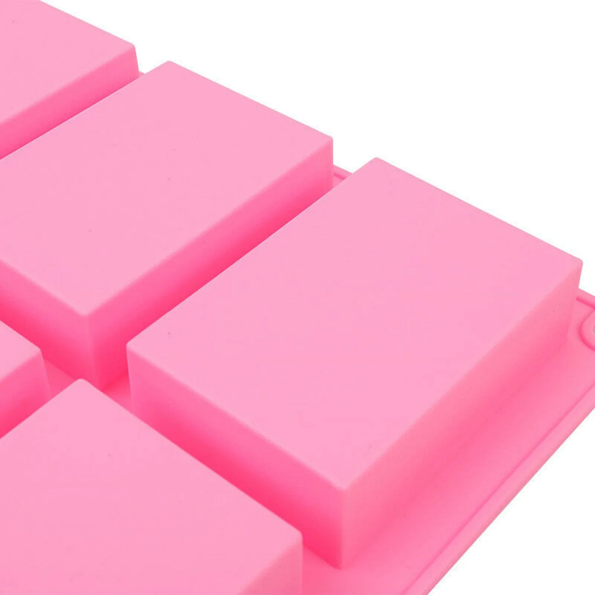 6-Cavity Silicone Soap & Baking Mold – Non-Stick Reusable