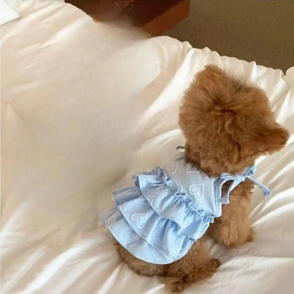 Cute Dog Cake Skirt Vest | Breathable Pet Summer Dress