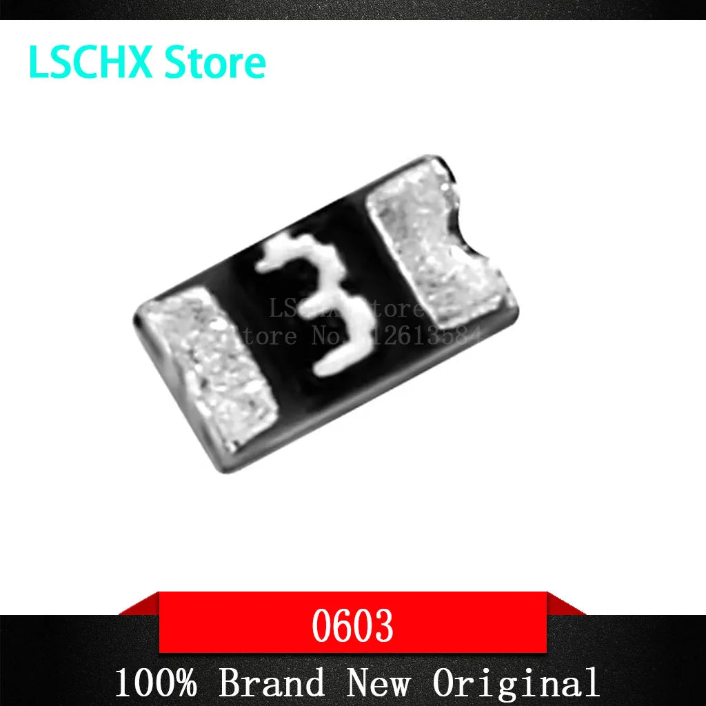 50Pcs PPTC Resettable SMD 0603 Fuse – 10mA to 1A, 30V/60V