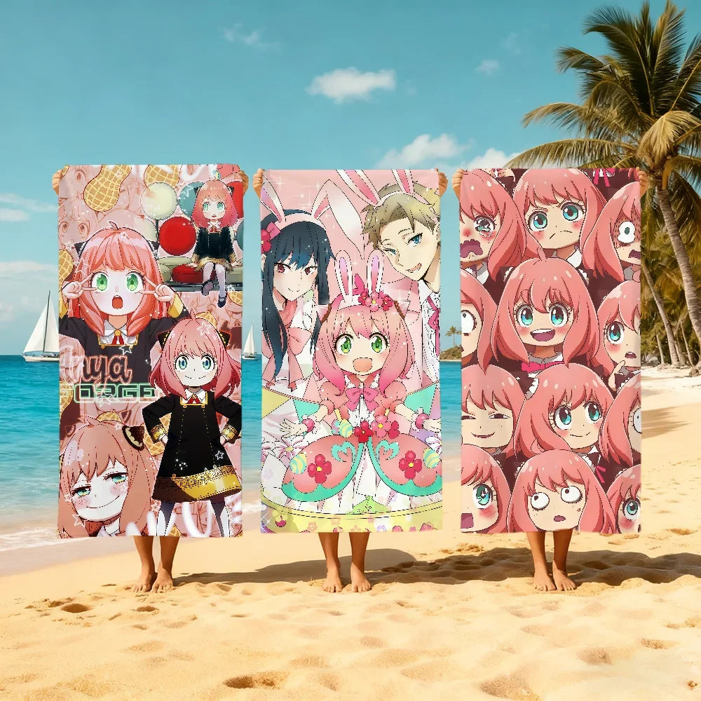 Spy x Family Anya Quick-Dry Beach Towel | Anime Fan Gift