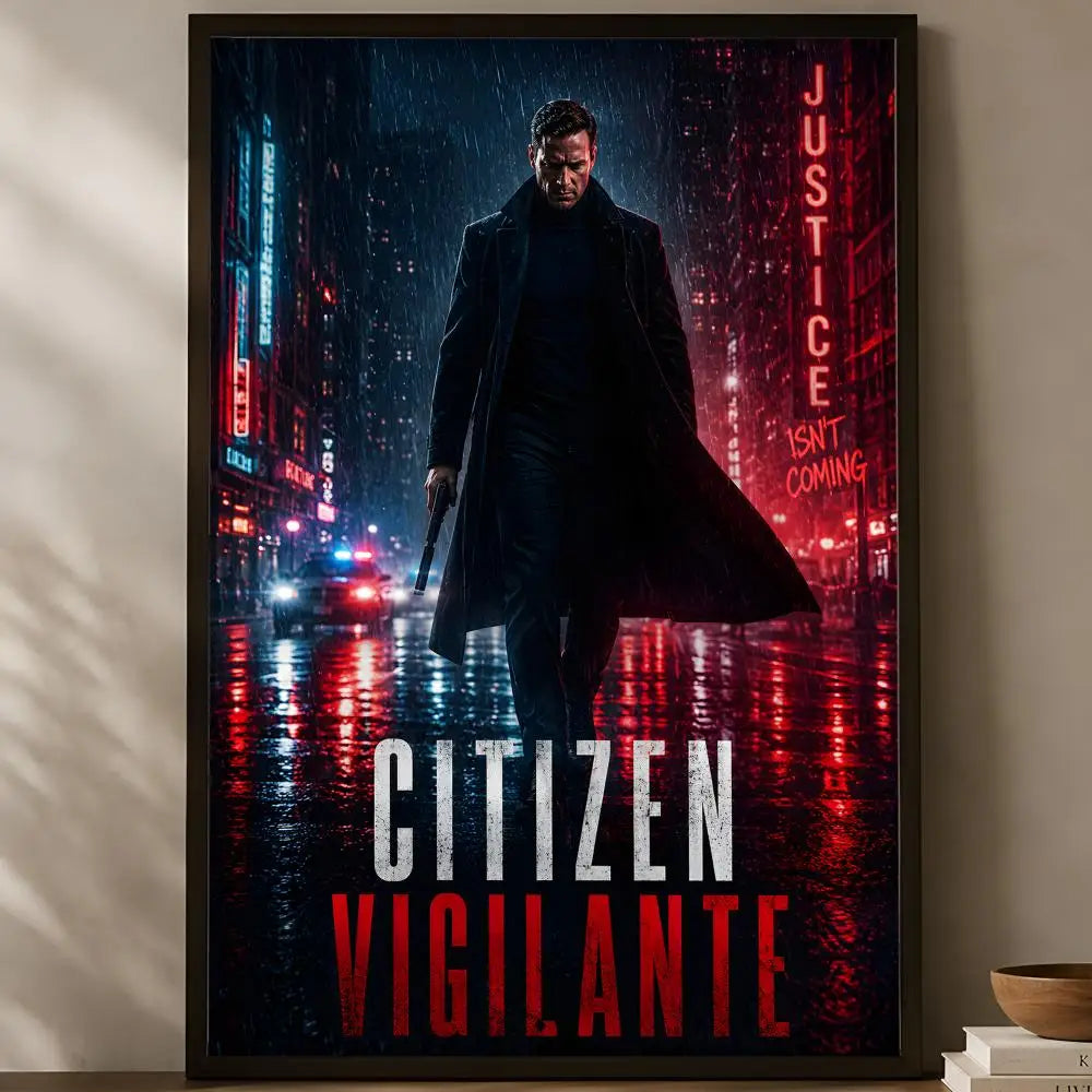 Citizen Vigilante Movie Poster – Self-Stick HD PVC Wall Art